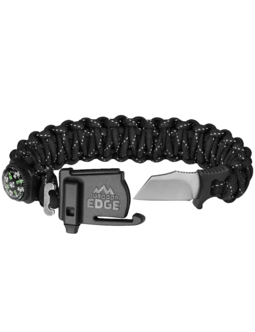 Bracelet de survie paracorde multifonction – Boussole, sifflet