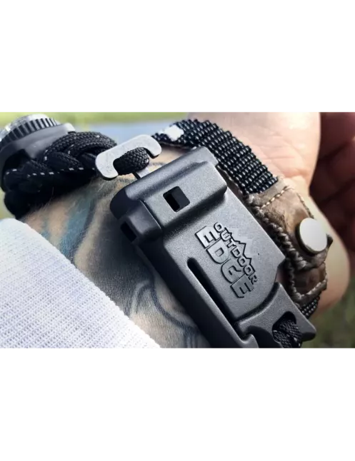 Paracord Survival Bracelet – Compass, Fire Starter & Emergency Whistle
