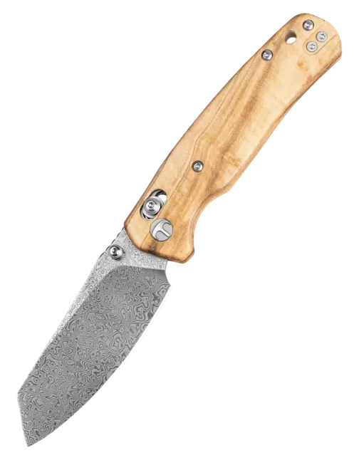 Bestechman Cicada’s Wing BMK06-W-2 – Couteau pliant damas olivier