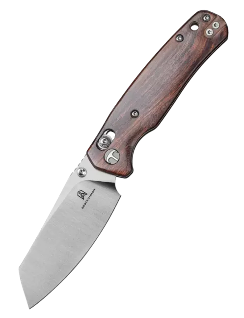 Bestechman Cicada’s Wing BMK06-W-3 Folding Knife Desert Ironwood