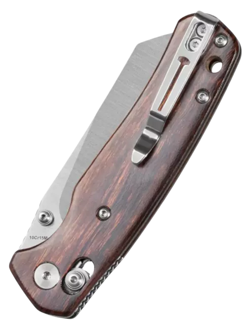 Bestechman Cicada’s Wing BMK06-W-3 Folding Knife Desert Ironwood