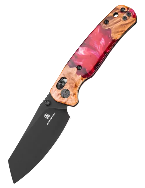 Bestechman Cicada’s Wing BMK06-W-5 – Couteau pliant bois résine rouge
