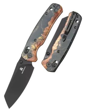Bestechman Cicada’s Wing BMK06-W-6 – Couteau pliant bois et résine