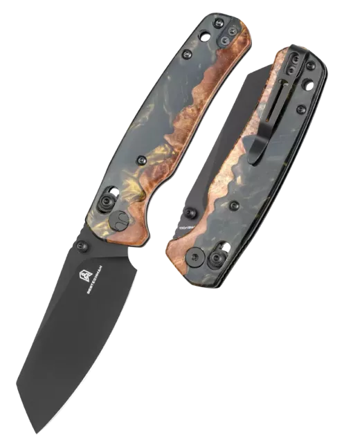 Bestechman Cicada’s Wing BMK06-W-6 Folding Knife Wood Resin Bestechman Cicada’s Wing BMK06-W-6 Folding Knife Wood Resin