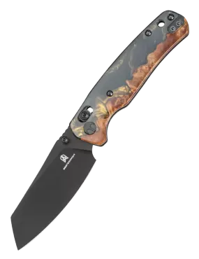 Bestechman Cicada’s Wing BMK06-W-6 Folding Knife Wood Resin