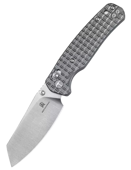 Bestechman Cicada’s Wing BMK06-S-1 Folding Knife Satin Grey PVD