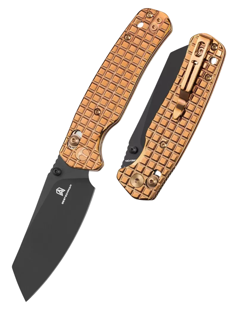 Bestechman Cicada’s Wing BMK06-S-4 Folding Knife Black PVD Bronze