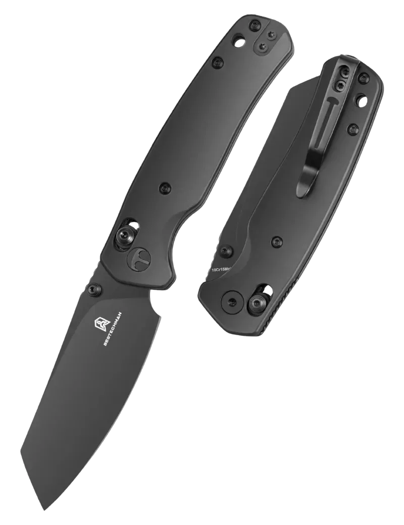 Bestechman Cicada’s Wing BMK06-S-8 Folding Knife DLC Mirror