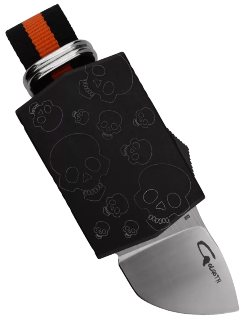 G15 Skull – Couteau OTF compact acier D2 aluminium anodisé