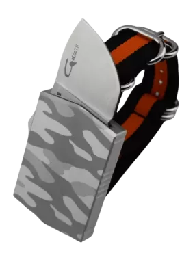 G15-CAS – Couteau OTF compact acier D2 aluminium camouflage