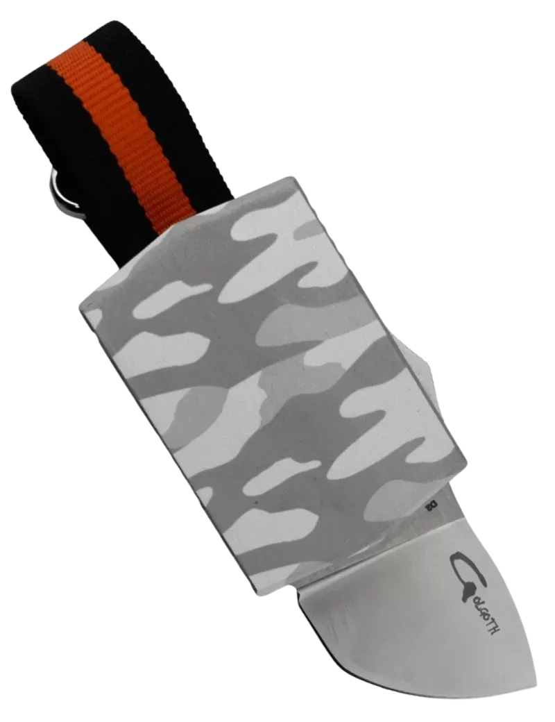 G15-CAS – Couteau OTF compact acier D2 aluminium camouflage