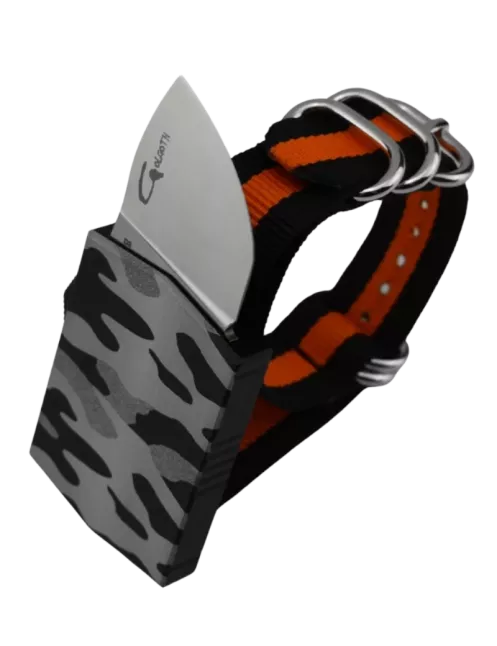 GOLGOTH G15-CAB Camo Black – Bracelet couteau OTF