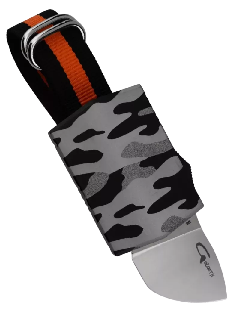GOLGOTH G15-CAB Camo Black – Bracelet couteau OTF