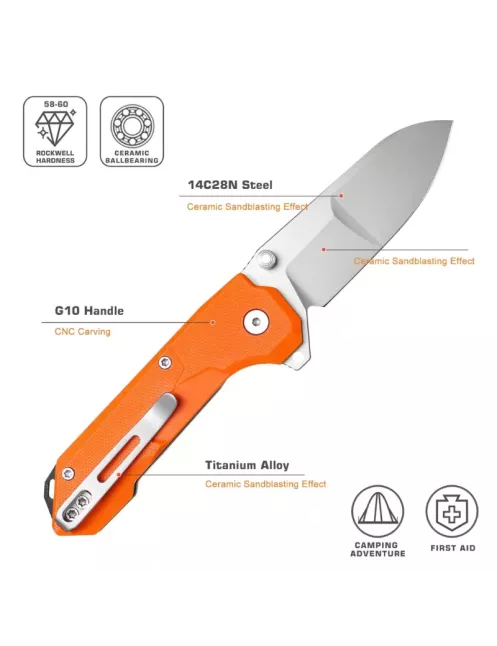 REMETTE RTCO-GO RT-COSMIC – Couteau pliant EDC