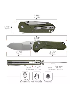 REMETTE RTCO-GM RT-COSMIC – EDC Folding Knife