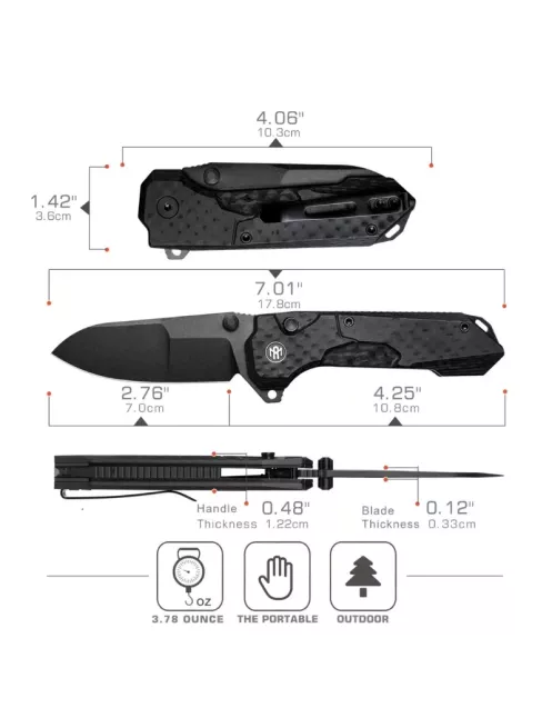 REMETTE RTCO-GC RT-COSMIC – EDC Folding Knife