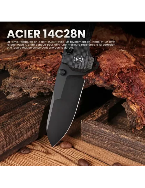 REMETTE RTCO-GC RT-COSMIC – Couteau pliant EDC