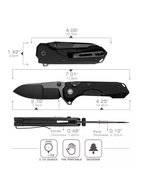 REMETTE RTCO-GB RT-COSMIC – EDC Folding Knife