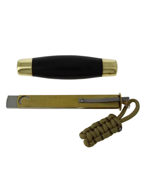 BOREAL BLE – Barrel-shaped knife with ebony handle
