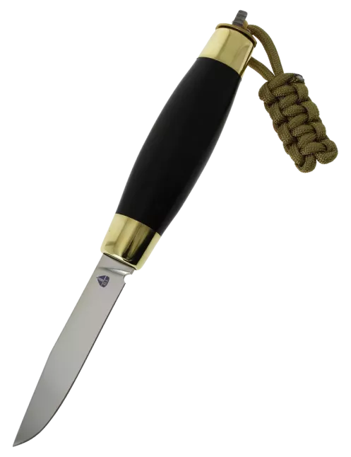 BOREAL BLE – Barrel-shaped knife with ebony handle