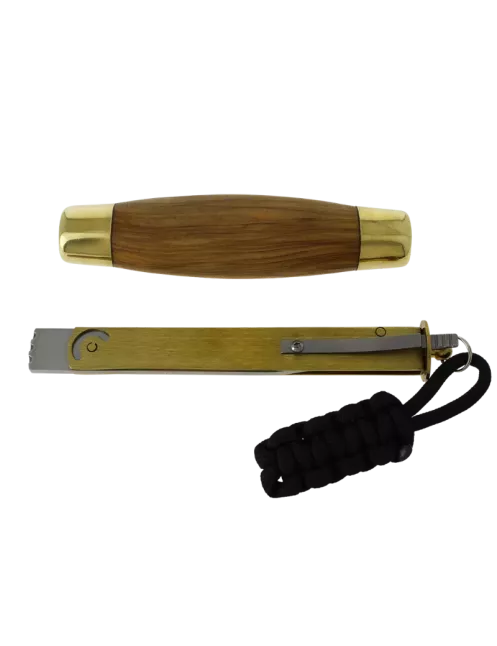 BOREAL BLO – Couteau tonneau manche olivier