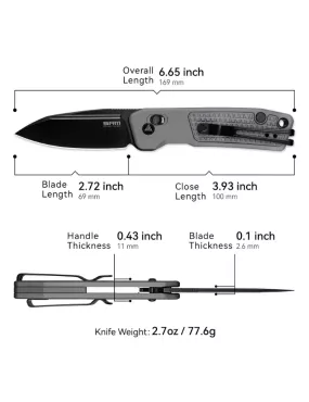Couteau pliant SRM Scout 7229-AK – D2 & G10