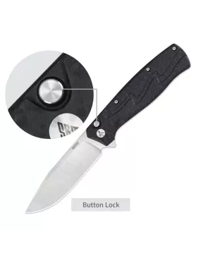 Couteau EDC SRM 221X-GB – Bowie 14C28N & Button Lock