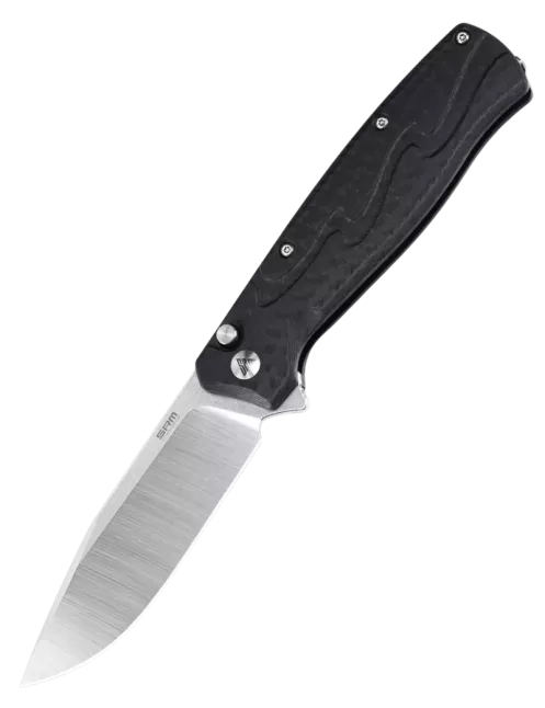 SRM 221X-GB Knife – Bowie 14C28N & Button Lock