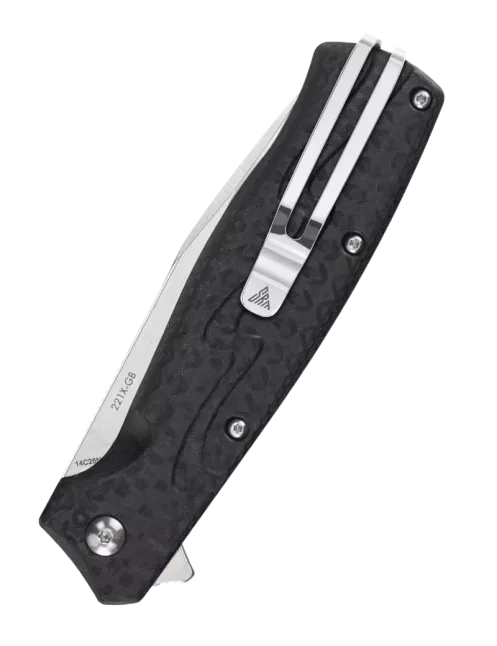 Couteau EDC SRM 221X-GB – Bowie 14C28N & Button Lock