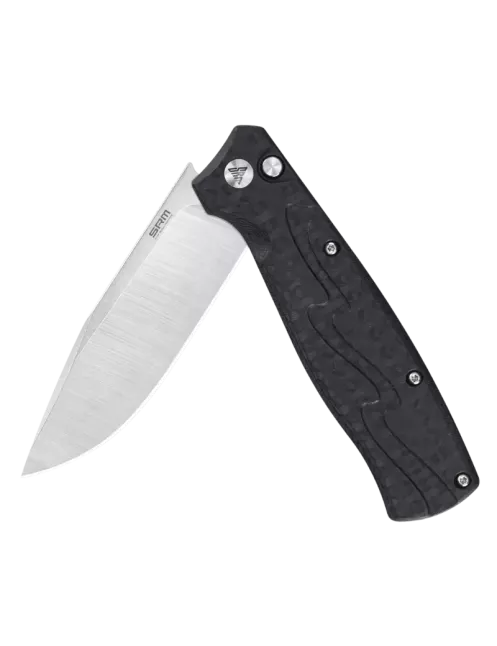 Couteau EDC SRM 221X-GB – Bowie 14C28N & Button Lock