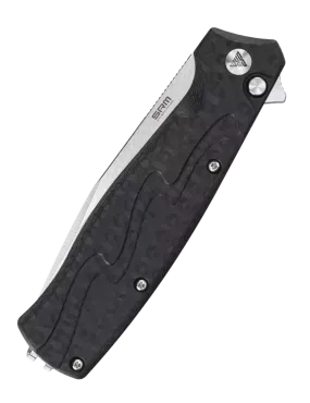 Couteau EDC SRM 221X-GB – Bowie 14C28N & Button Lock