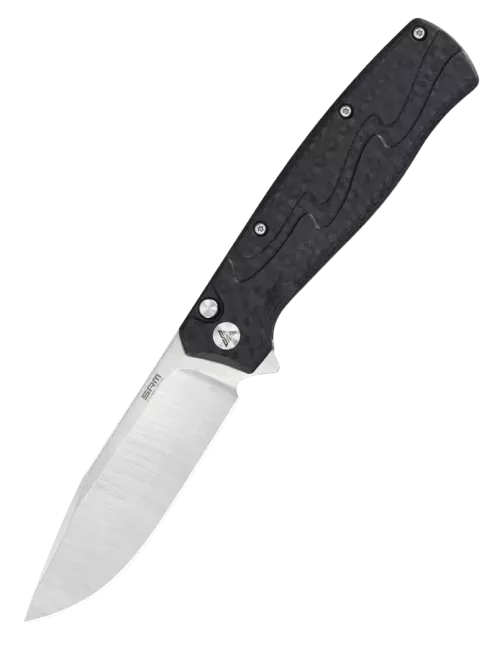 Couteau EDC SRM 221X-GB – Bowie 14C28N & Button Lock