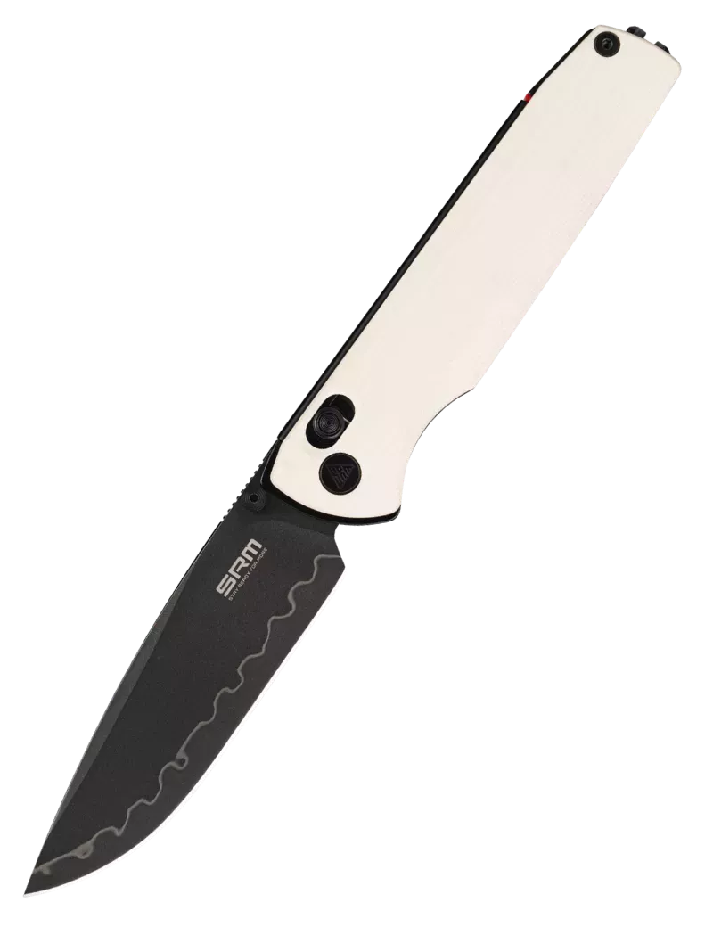 Couteau EDC SRM Terrier 258L-GT2 – acier laminé 140Cr