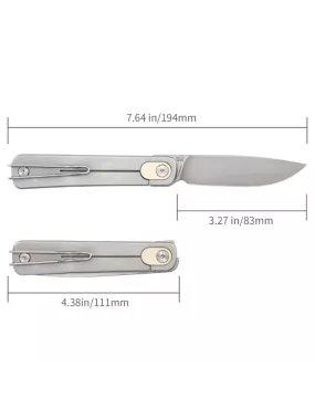 Couteau EDC SRM Palfrey 135L-GT – 14C28N léger