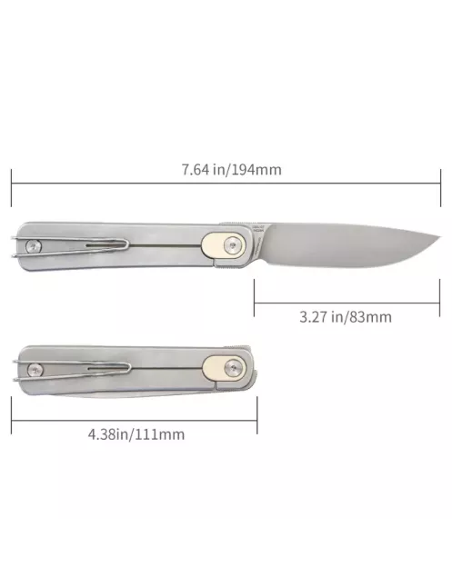 Couteau EDC SRM Palfrey 135L-GT – 14C28N léger