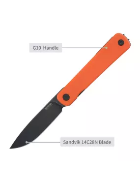 SRM Palfrey 135L-GJ Knife – Black 14C28N