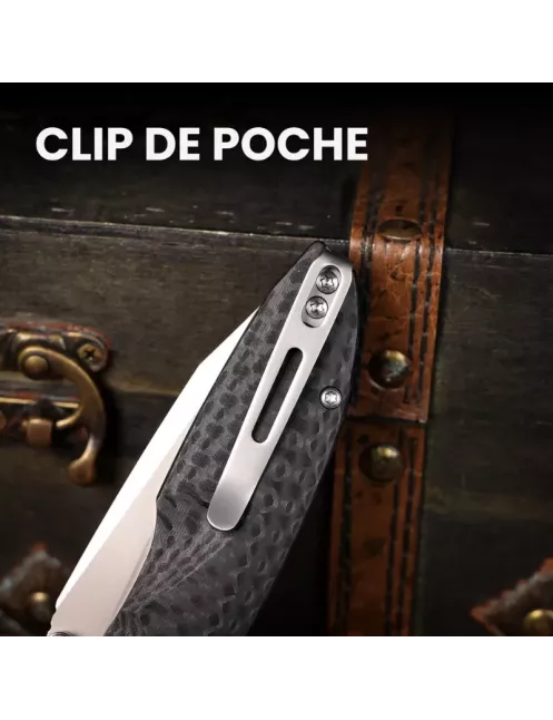 Remette Cool Whale RTCL-GN1 Folding Knife 14C28N Flipper