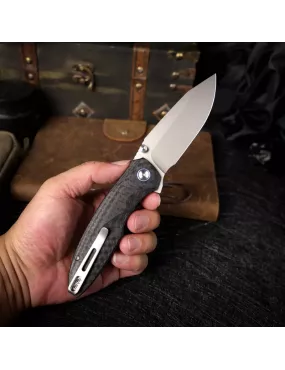 Remette Cool Whale RTCL-GN1 Folding Knife 14C28N Flipper