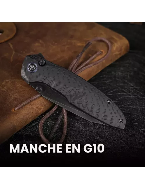 Remette Cool Whale RTCL-GN2 Folding Knife Blackwash 14C28N