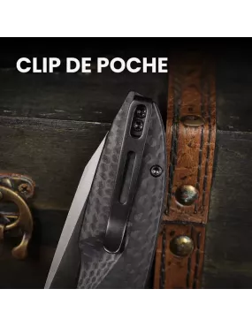 Remette Cool Whale RTCL-GN2 Folding Knife Blackwash 14C28N