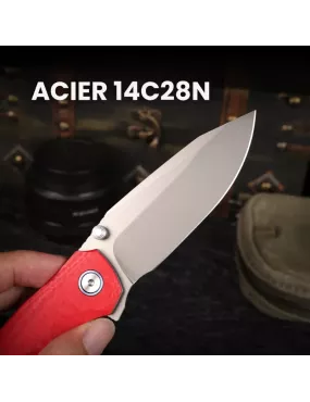 Remette Cool Whale RTCL-GN3 Folding Knife 14C28N Flipper