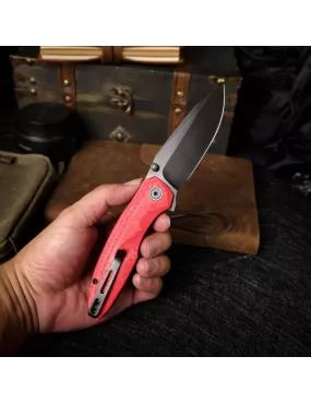 Remette Cool Whale RTCL-GN4 Folding Knife Blackwash 14C28N