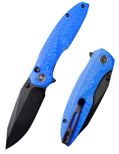 Couteau pliant Remette RTCL-GN6 Cool Whale Blackwash 14C28N Couteau pliant Remette RTCL-GN6 Cool Whale Blackwash 14C28N