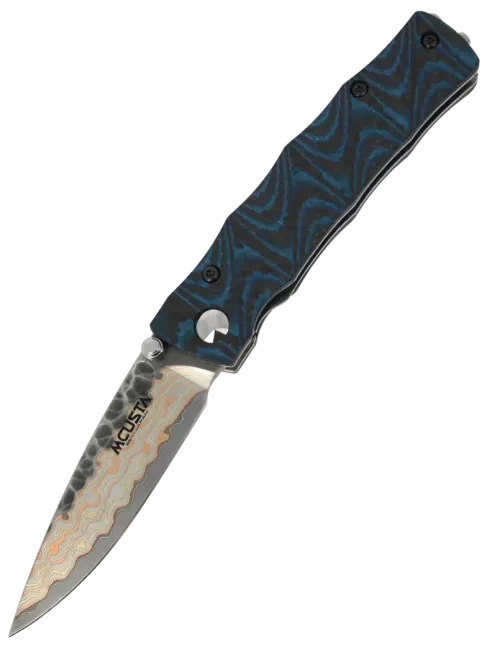 Couteau pliant Mcusta MC33C FGB&B | Damas V-Toku Édition Limitée