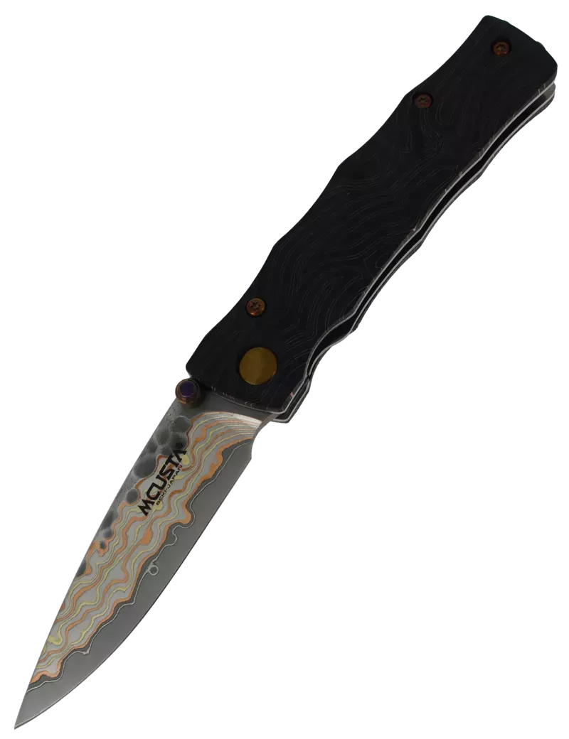 MCUSTA MC33C SG10 Folding Knife | Damascus V-Toku Limited Edition