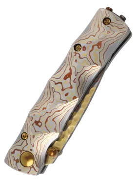 Mcusta MC-33RD Folding Knife | Damascus V-Toku Limited Edition