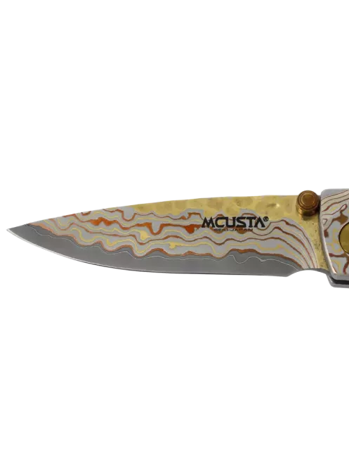 Couteau pliant Mcusta MC-33RD | Damas V-Toku Série Limitée