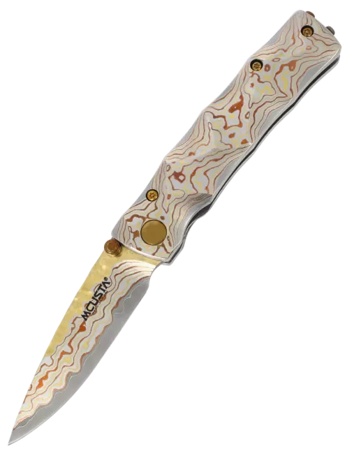 Mcusta MC-33RD Folding Knife | Damascus V-Toku Limited Edition Mcusta MC-33RD Folding Knife | Damascus V-Toku Limited Edition