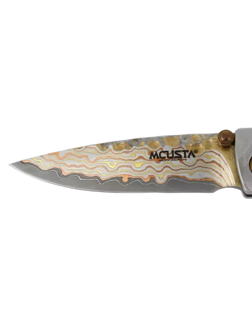 Mcusta MC-33TD Folding Knife | Damascus V-Toku Limited Edition