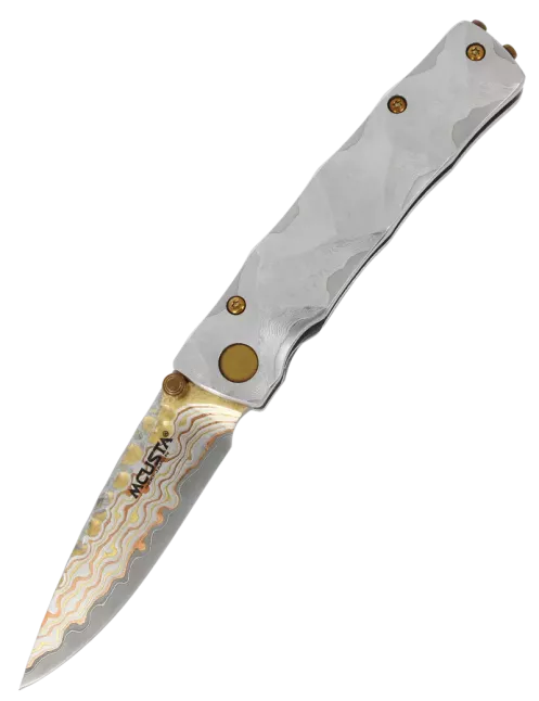 Mcusta MC-33TD Folding Knife | Damascus V-Toku Limited Edition Mcusta MC-33TD Folding Knife | Damascus V-Toku Limited Edition